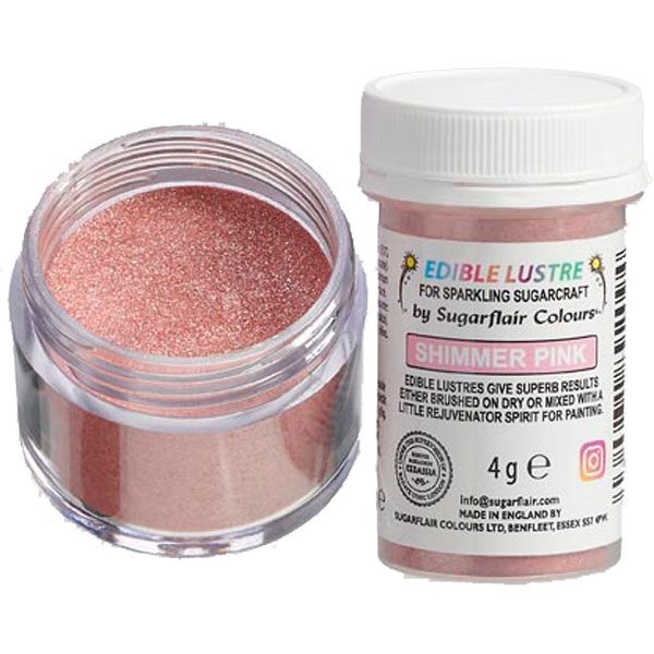 Edible Lustre - Pink - E171 Free